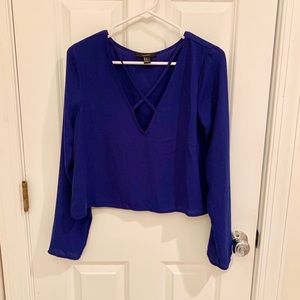 Dark Blue Top